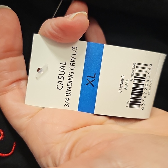 NWT Longsleeve Christmas Tee Embroidered Owl XL - Picture 4 of 4